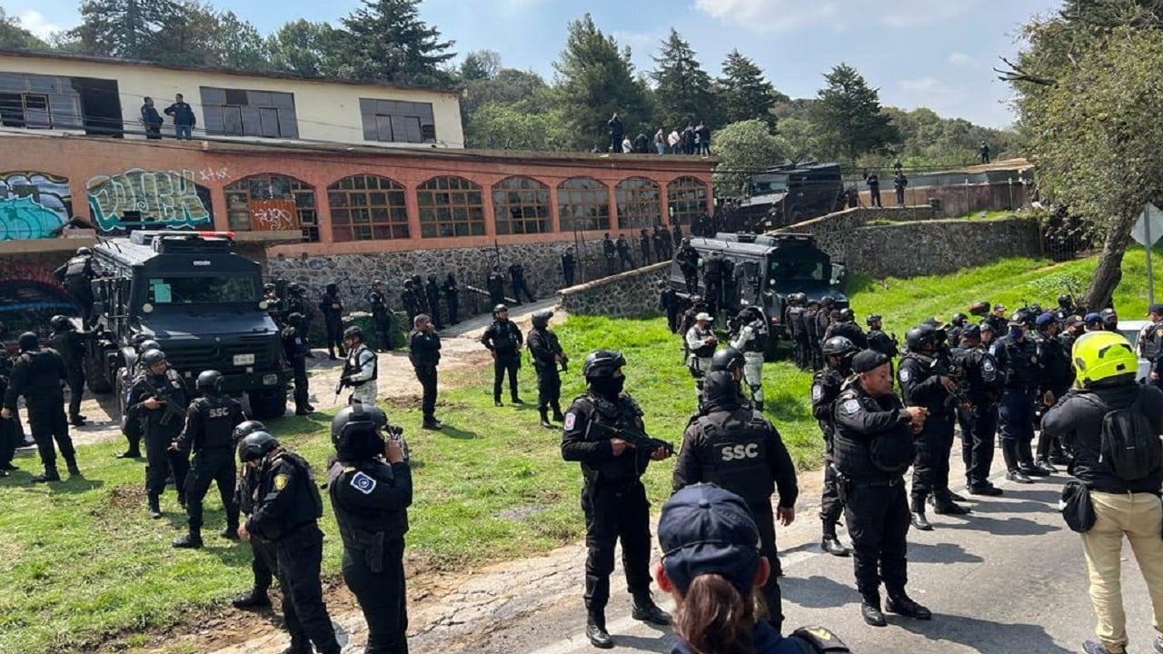 Balacera en Topilejo deja 2 policías heridos y 12 detenidos