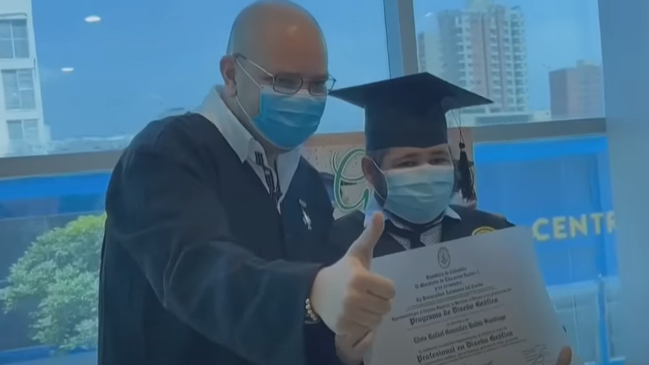 Colombia, Barranquilla, leucemia, cáncer, graduación