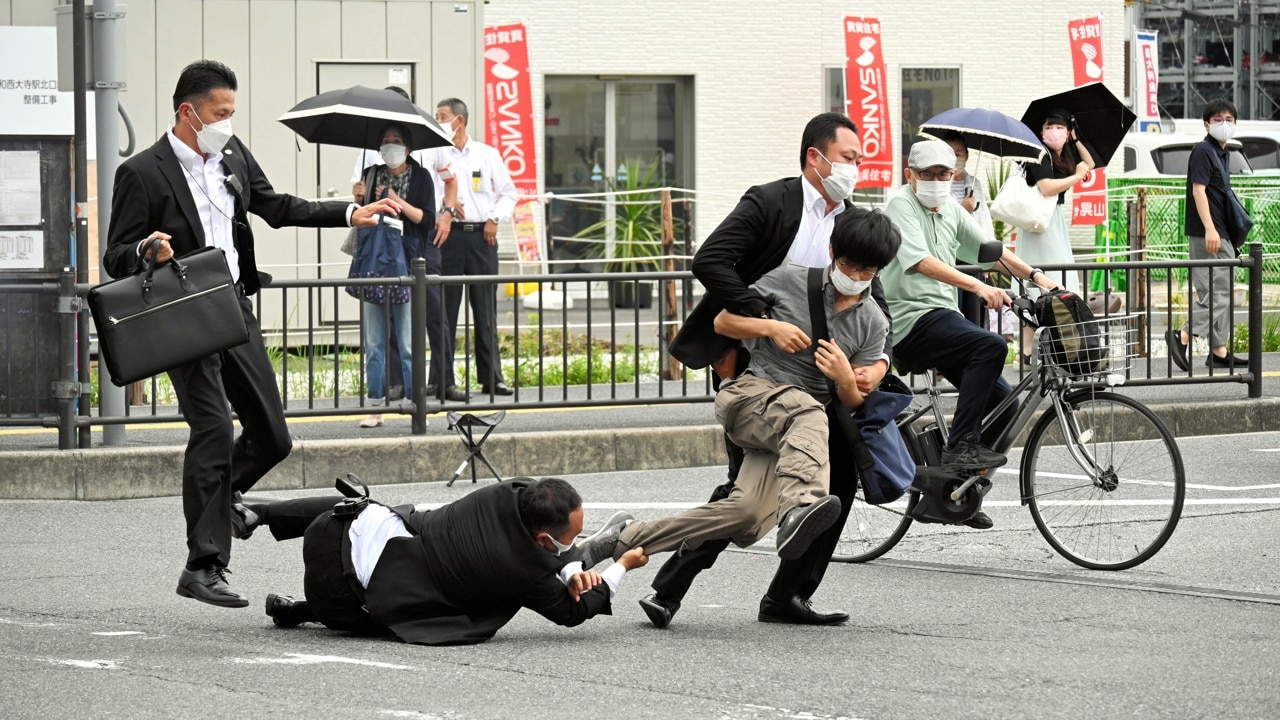 La seguridad del exprimer ministro Shinzo Abe detienen al asesino