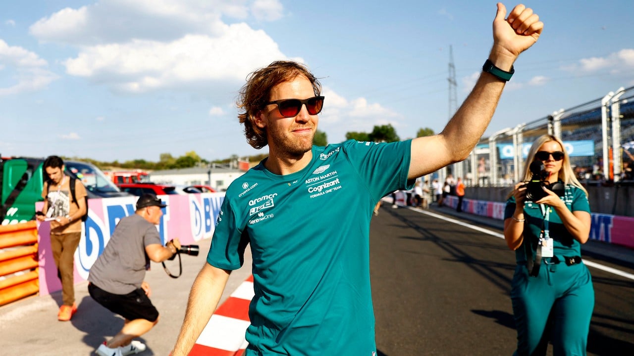 El alemán Sebastian Vettel, piloto de la escudería Aston Martin (Reuters)
