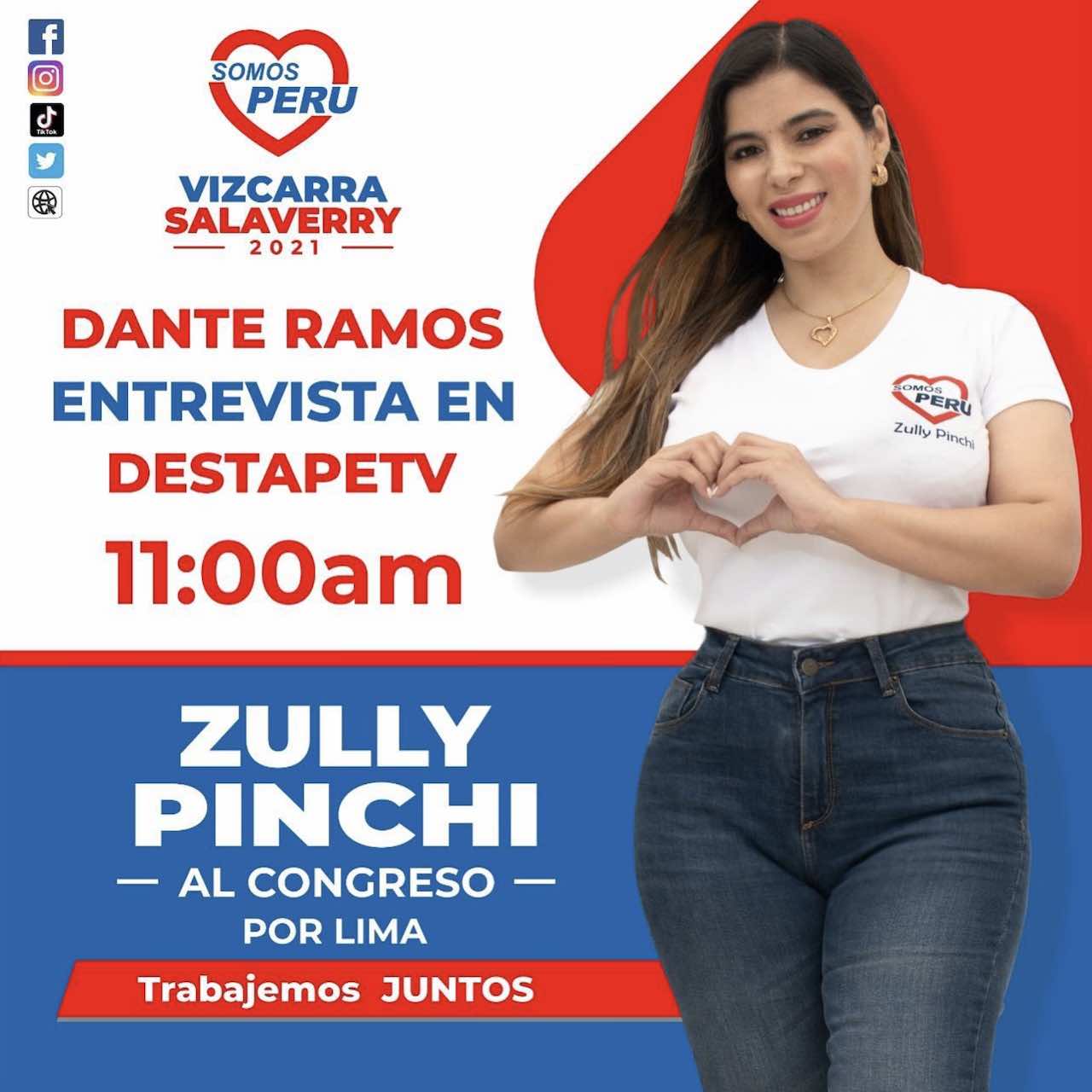 Zully Pinchi Campaña Congreso Perú