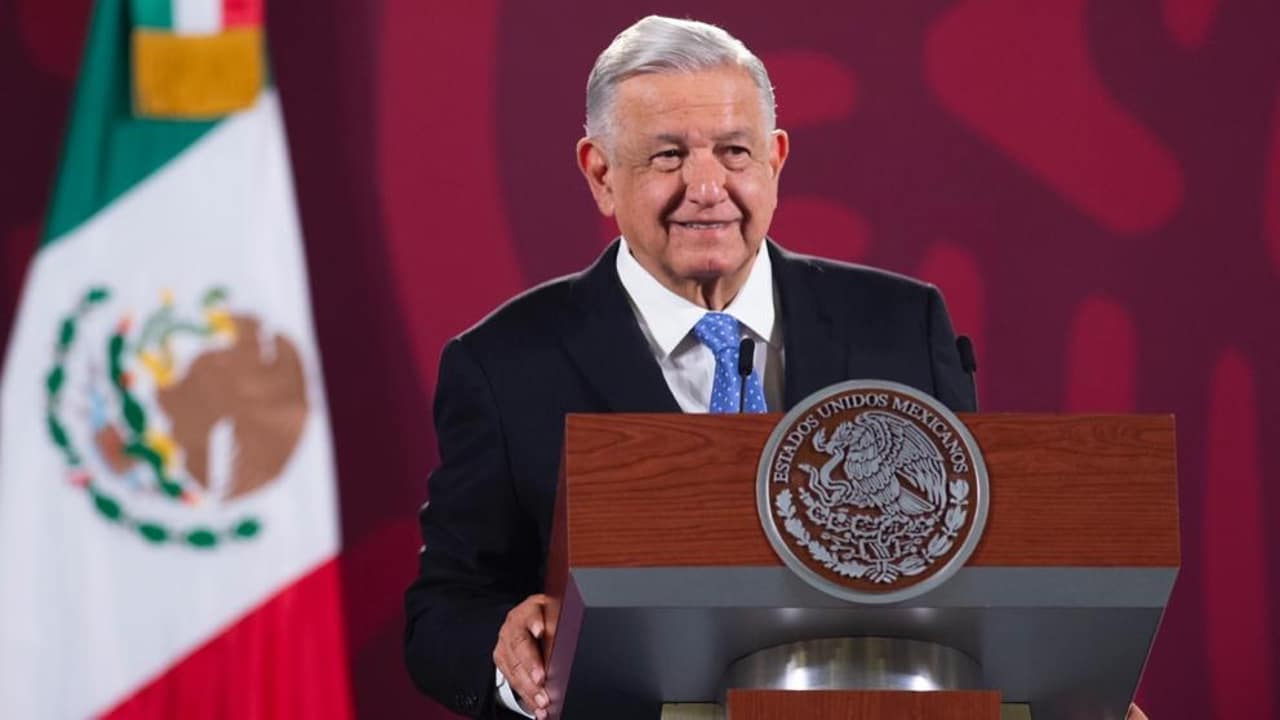 El presidente Andrés Manuel López Obrador, durante la conferencia mañanera.