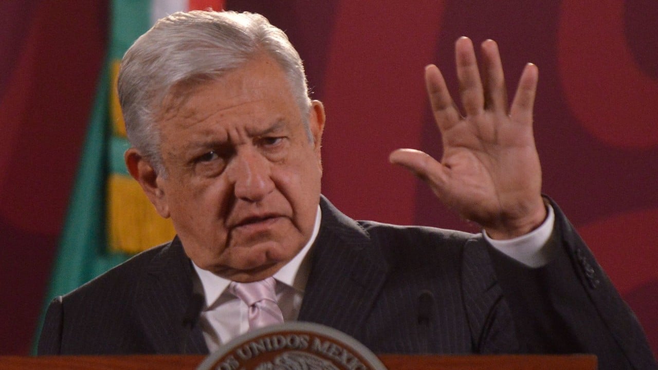 Andrés Manuel López Obrador, presidente de México, Andrés Manuel López Obrador, durante la conferencia matutina realizada en Palacio Nacional.