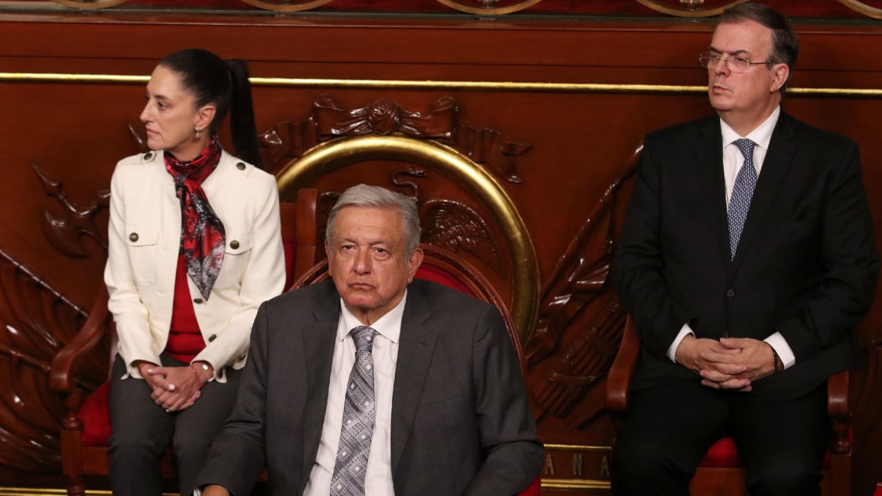 AMLO reinaugura el Recinto Parlamentario de Palacio Nacional