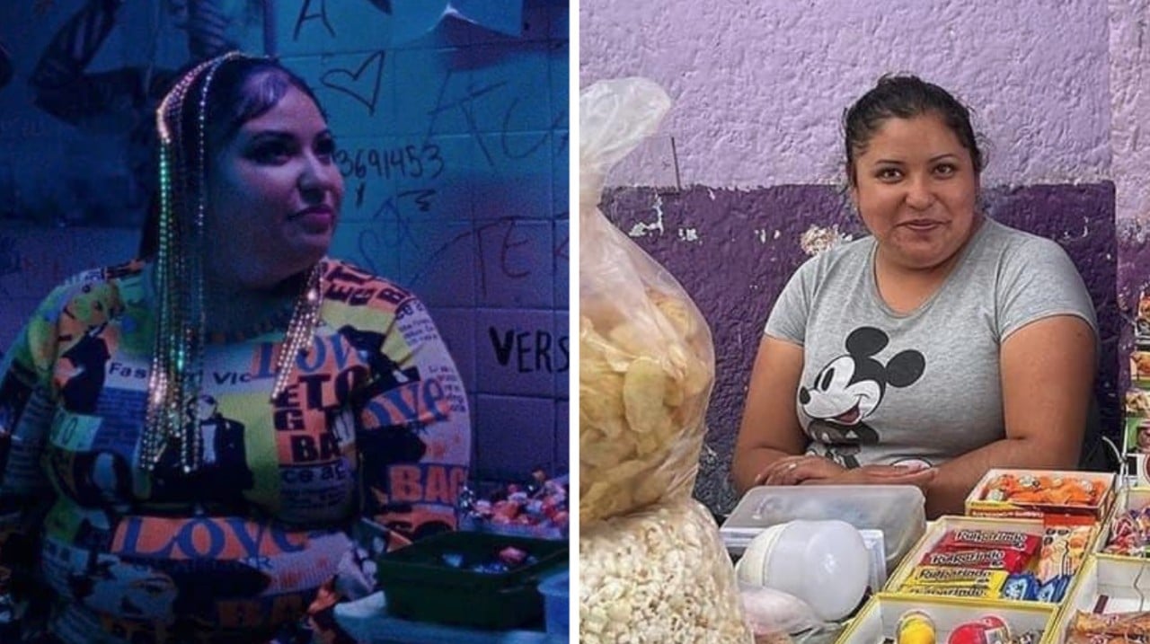 Danna Paola incluye a vendedora de dulces en su nuevo video