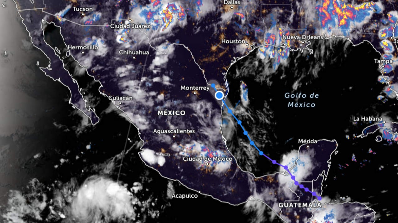 El Potencial Ciclón Tropical 4 dejará lluvias intensas en Puebla, Tamaulipas y Veracruz.