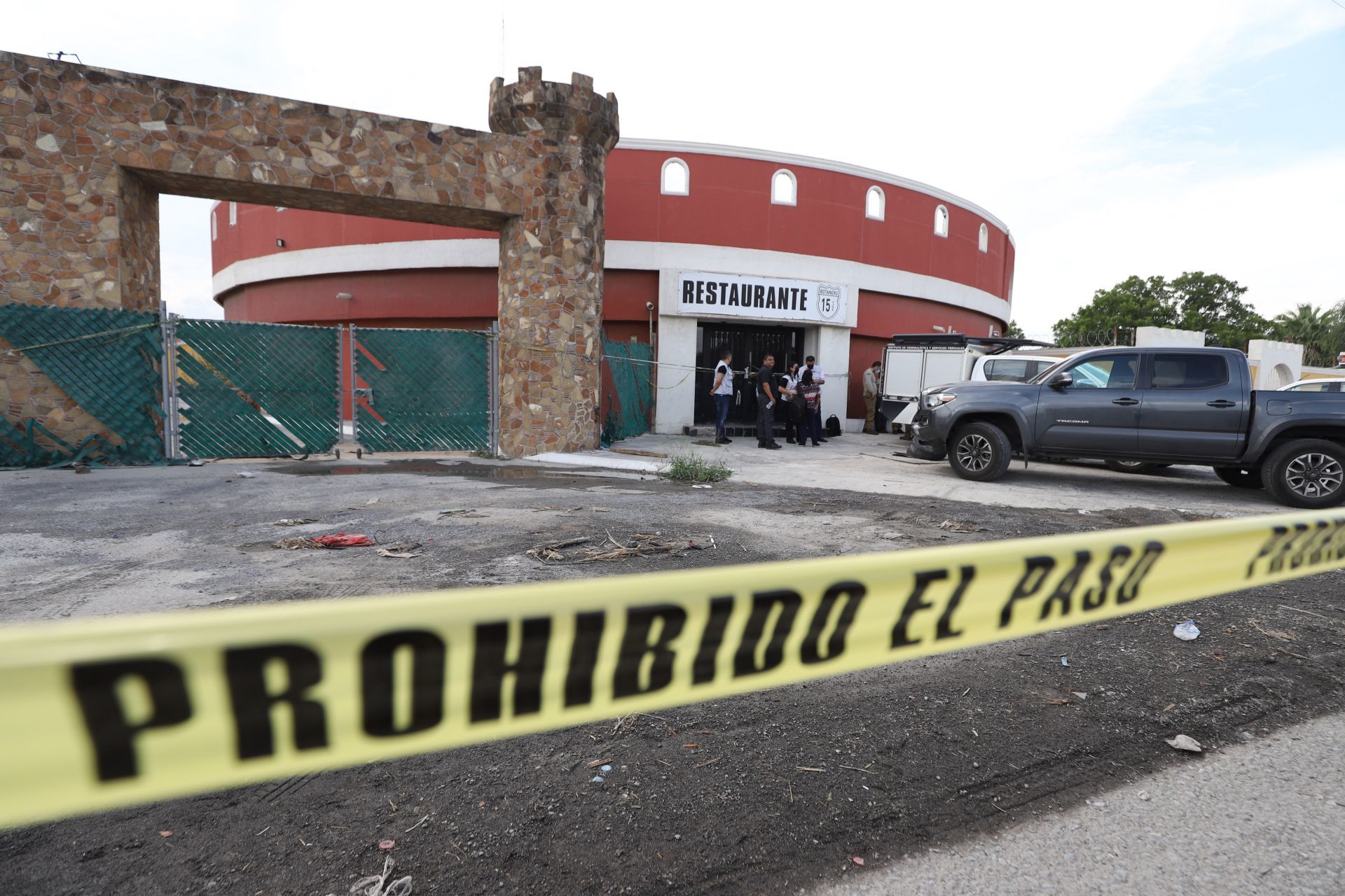 Diligencia en motel Nueva Castilla donde se encontró el cuerpo sin vida de Debanhi Escobar (Cuartoscuro)