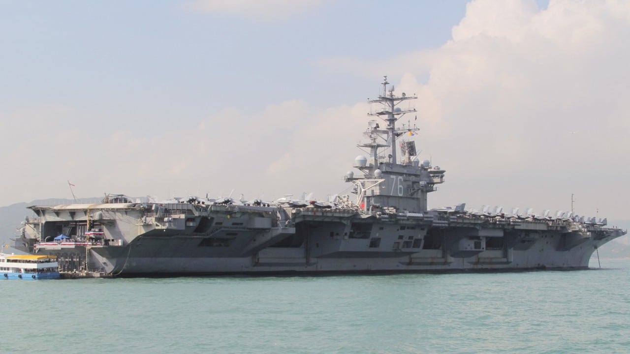 El portaaviones USS Ronald Reagan