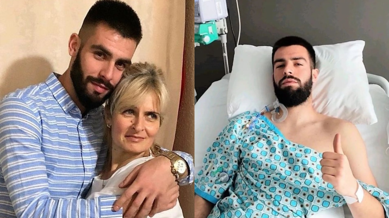 Futbolista para su carrera para donarle un hígado a su madre