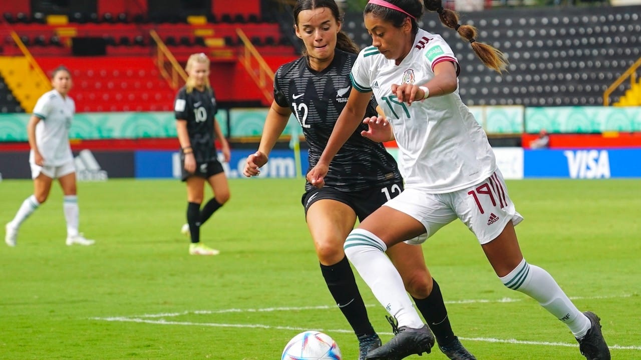 México y Nueva Zelanda empataron 1-1 en la primera fecha del Grupo B del Mundial femenino Sub-20 (Twitter: @Miseleccionfem)