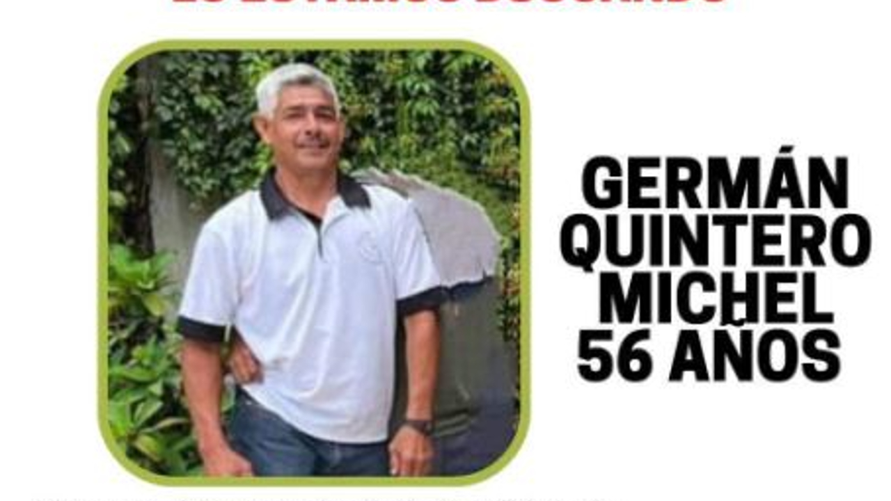 Germán Quintero Michel, trabajador de la Conagua en Colima, se encontraba desaparecido.