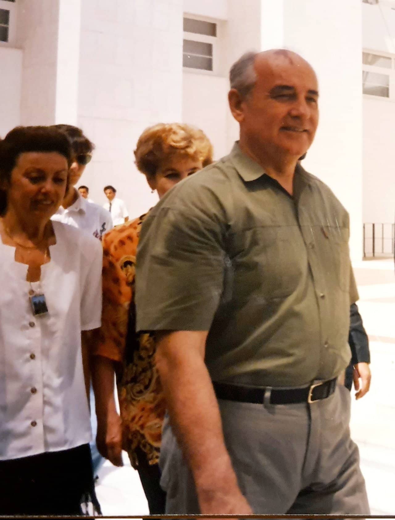 Mijaíl Gorbachov España 1991 Acompañado