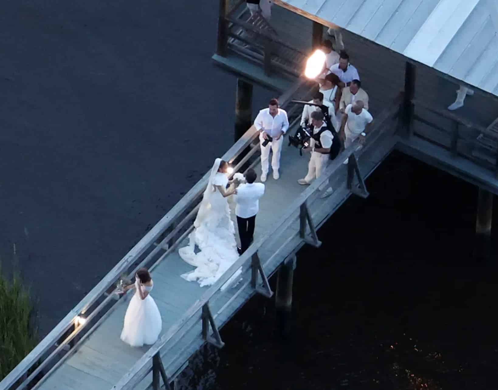 Jennifer Lopez y Ben Affleck celebran su segunda boda, frente al mar en Georgia, EUA