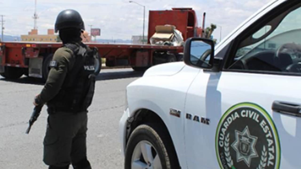 La Guardia Civil de San Luis Potosí informó del hallazgo de los policías