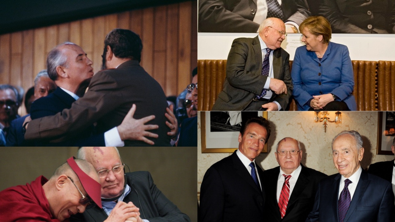 Fotos con las personas que Mijaíl Gorbachov estrechó la mano