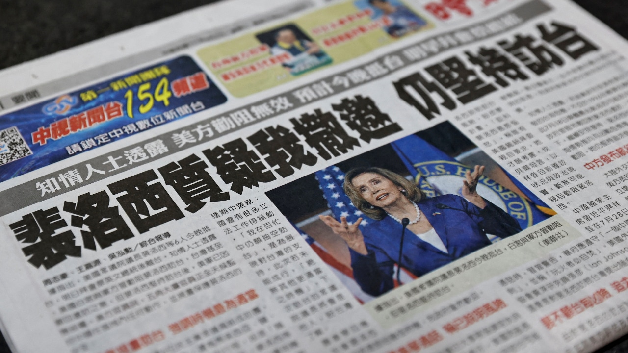 ¿Por qué hay tensión entre Estados Unidos y China por visita de Nancy Pelosi a Taiwán?