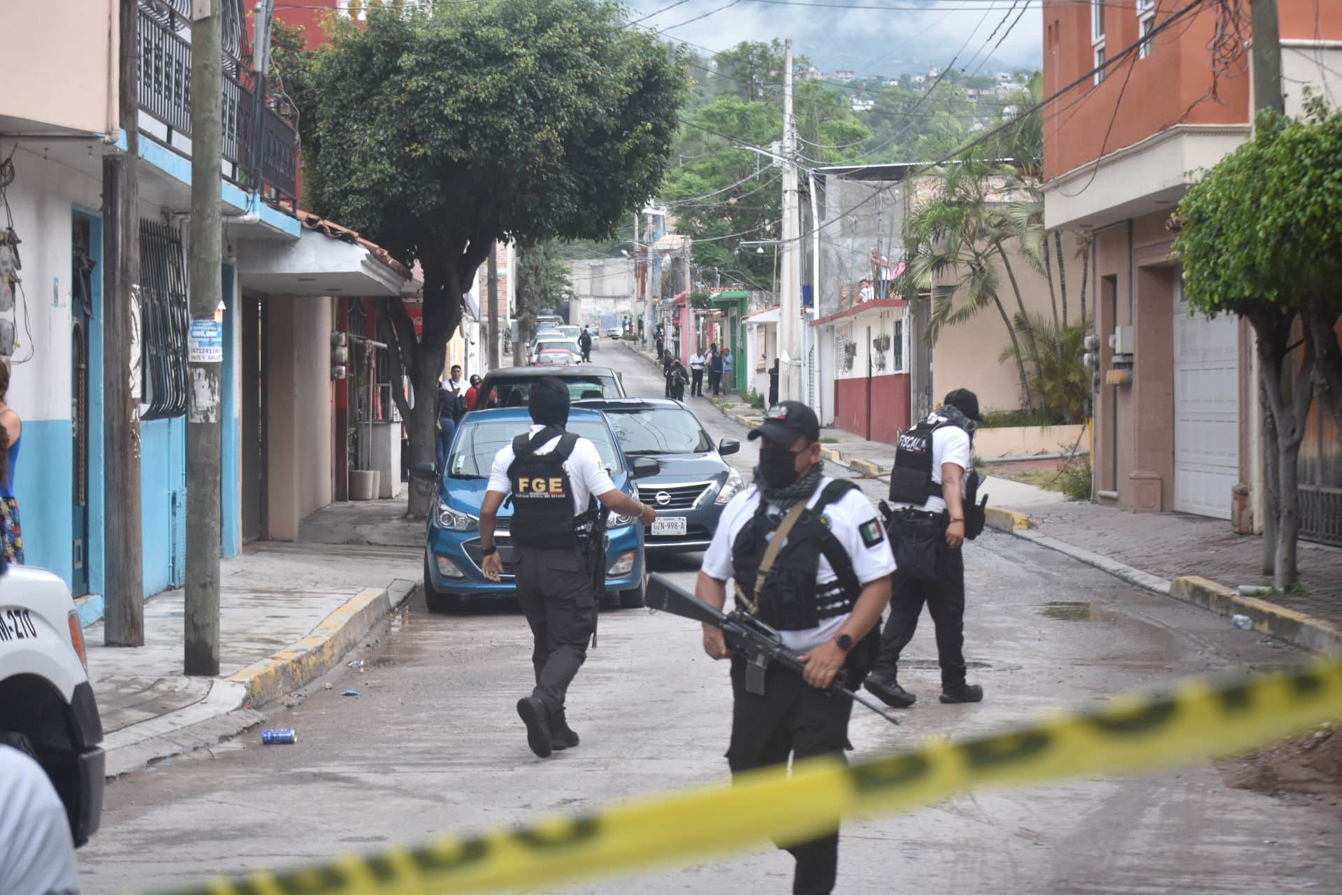 El periodista Fredid Román Román fue asesinado en la calle Valerio Trujano del centro de Chilpancingo, Guerrero (Cuartoscuro)