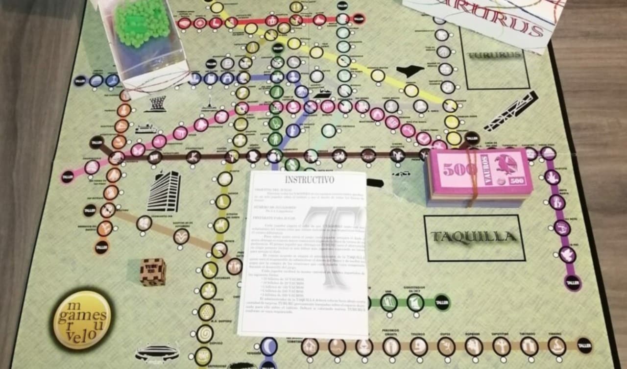 Lanzan Tururú, juego de mesa basado en el Metro de CDMX