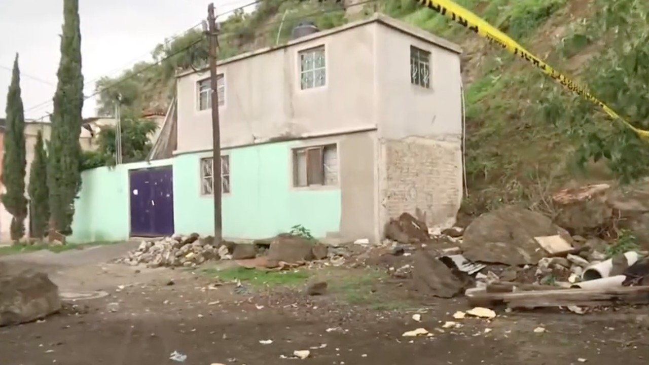 Vecinos de San Martín, en Valle de Chalco, temen desgajamiento como el ocurrido en cerro del Chiquihuite