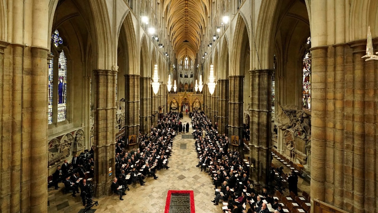 Abre la abadía de Westminster para los invitados del funeral de Isabel II