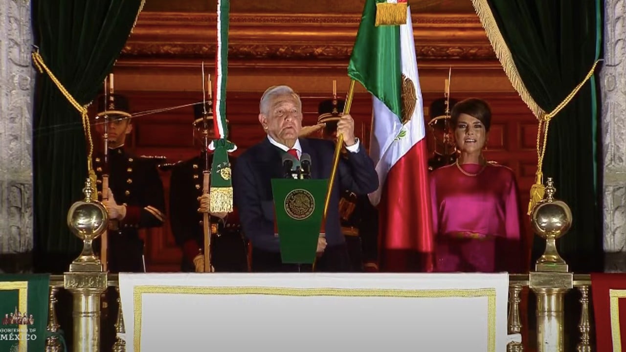 Así fue el Grito de AMLO por el 212 aniversario de la Independencia de México