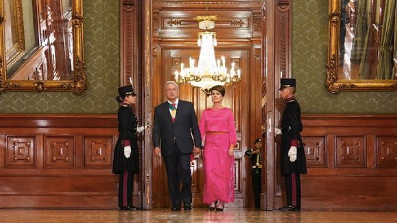 Beatriz Gutiérrez Müller vestido Palacio Nacional
