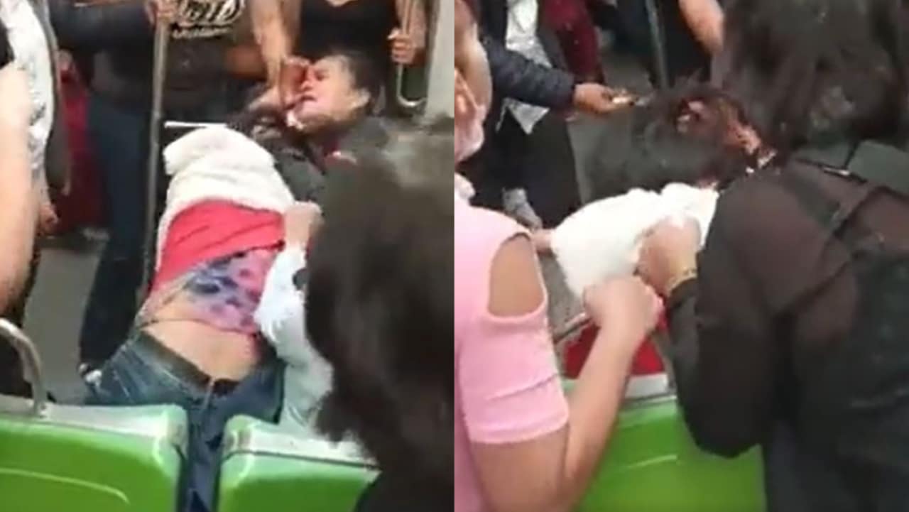 Pelea entre mujeres de la CDMX en el Metro