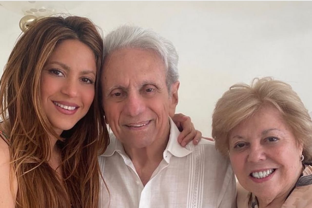 Shakira celebró a su papá por su cumpleaños 91 en Instagram