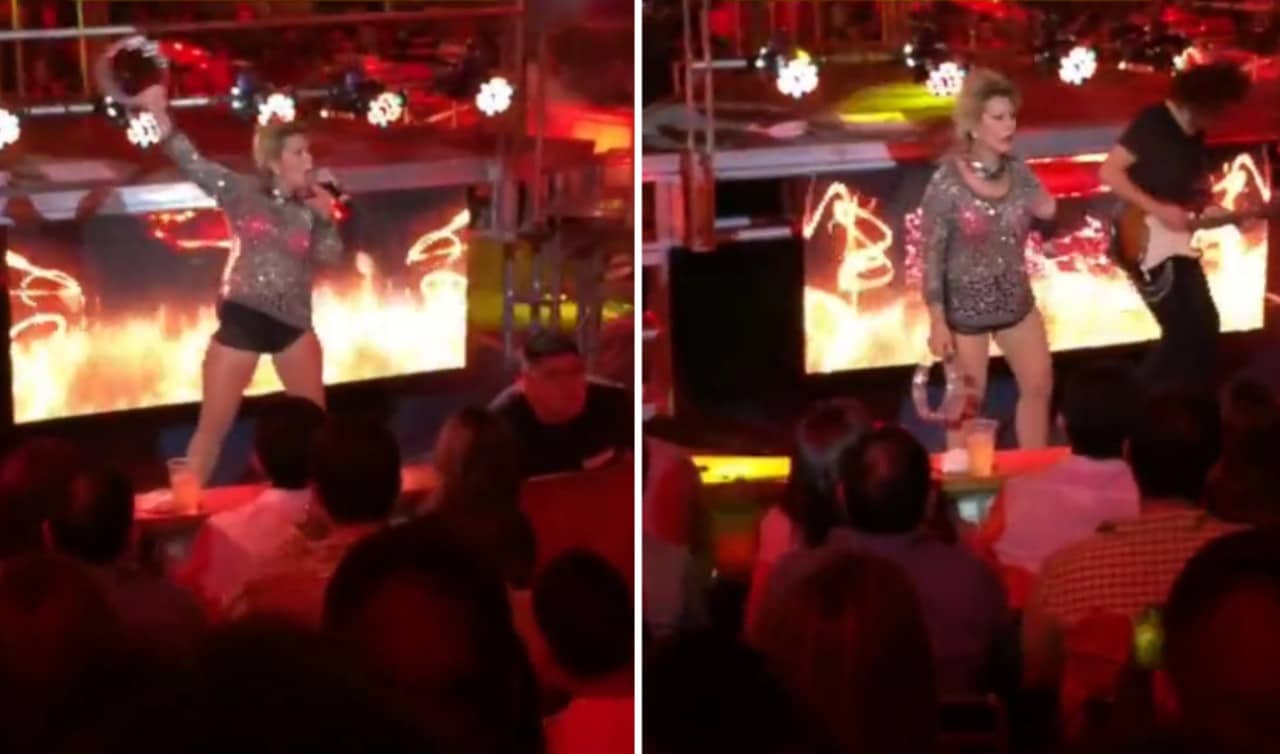 Fan acosa a Alejandra Guzmán durante concierto: Video
