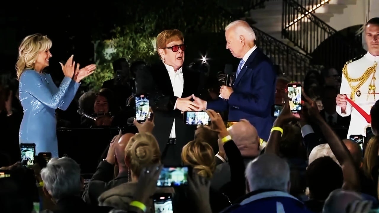 Elton John da concierto en la Casa Blanca como parte de su gira de despedida