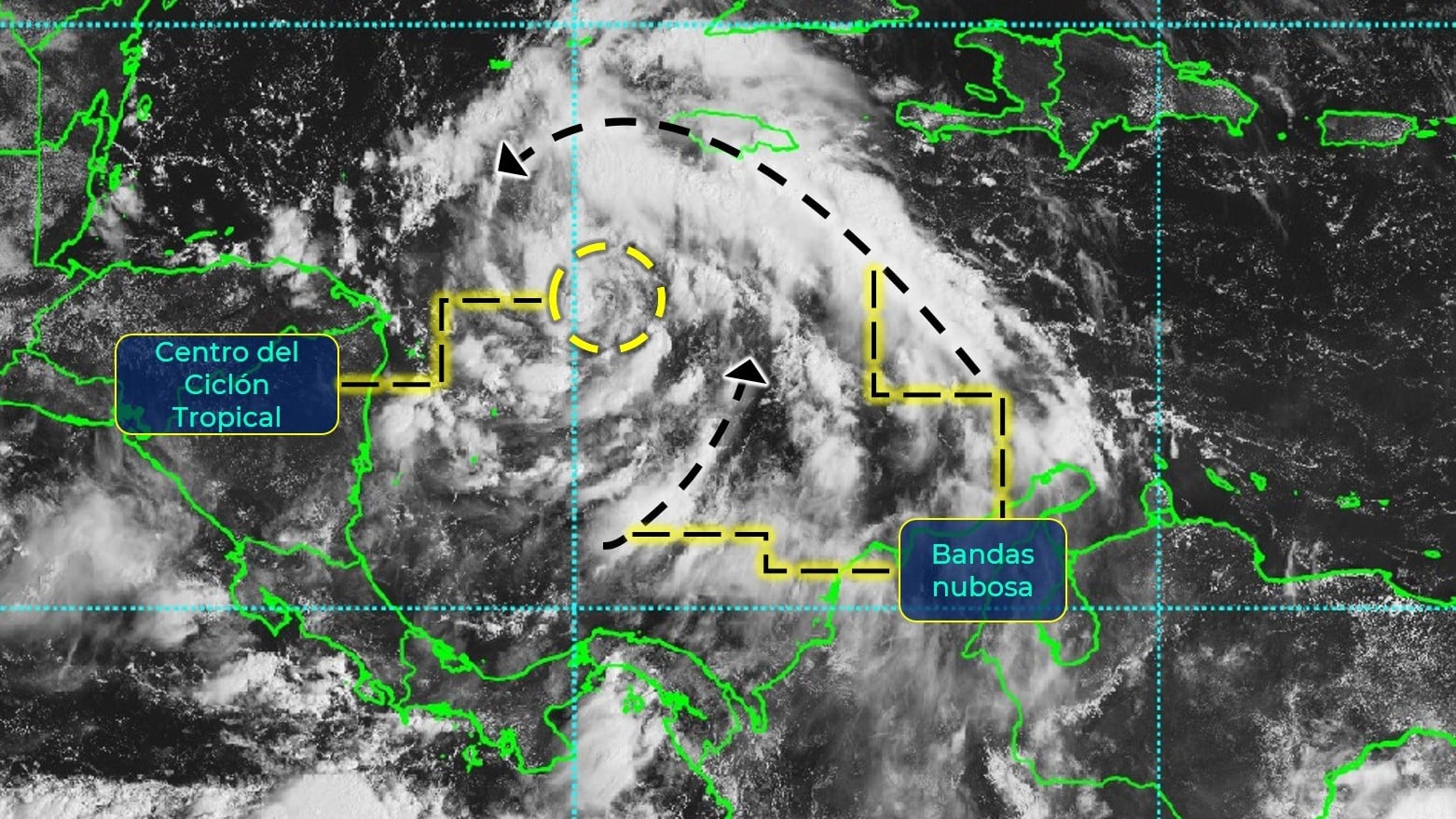 La tormenta Ian podría convertirse en huracán; Cuba y Florida están en amenaza. Fuente: Conagua