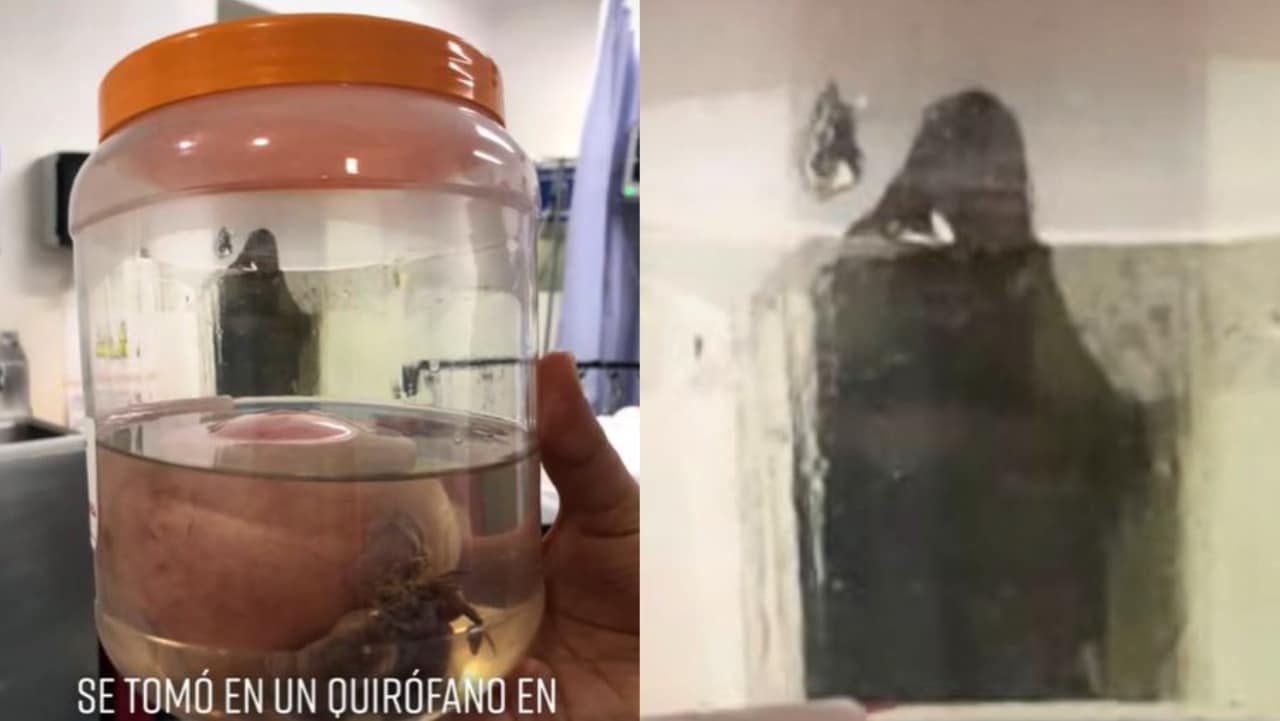 Foto de silueta de la Muerte aparece en hospital de Sonora y se hace viral