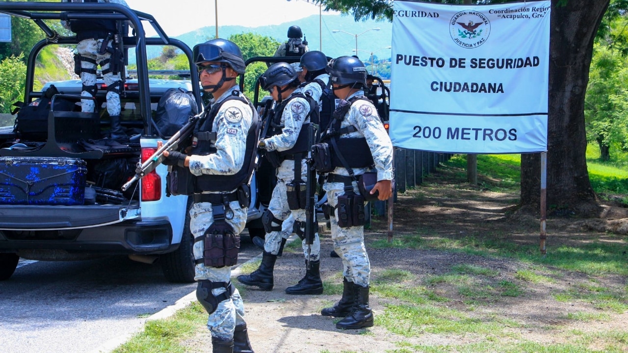Elementos de la Guardia Nacional refuerza la vigilancia en el puerto de Acapulco. Fuente: Cuartoscuro