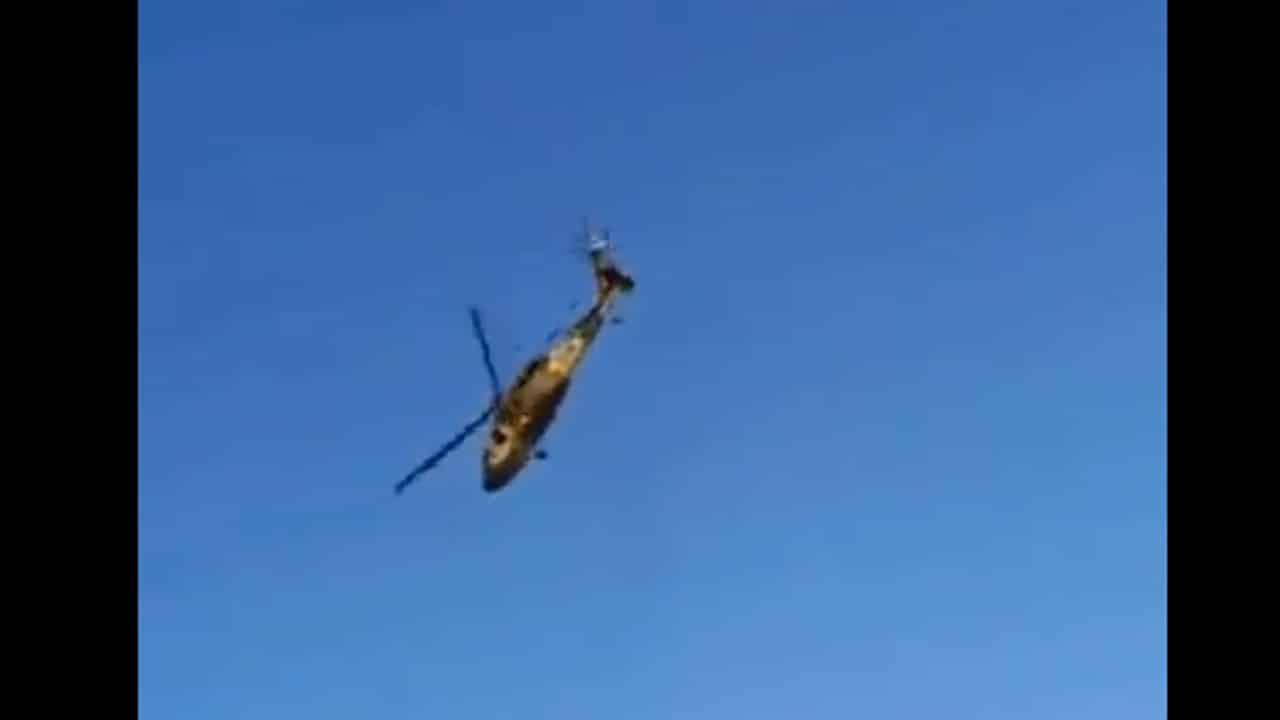 Helicóptero Black Hawk se accidenta durante entrenamiento talibán y deja tres muertos