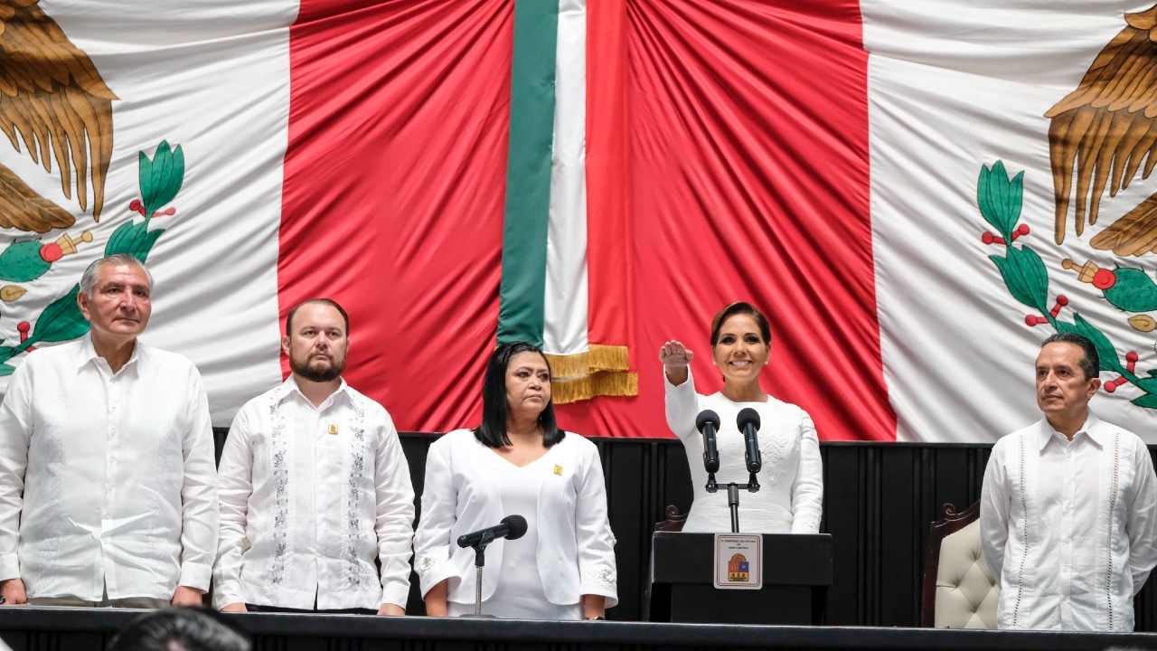 Mara Lezama Espinosa toma protesta como gobernadora de Quintana Roo
