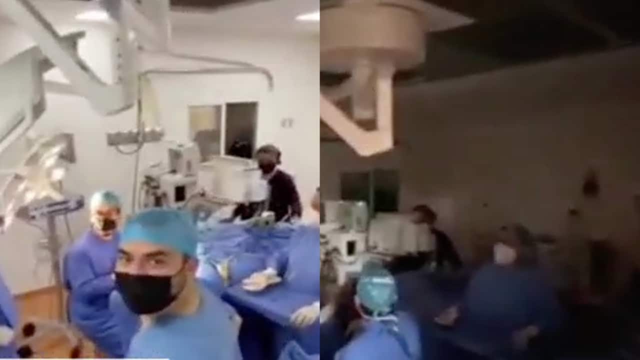 Médicos sorprendidos pro temblor del 19 de septiembre durante operación a bebé