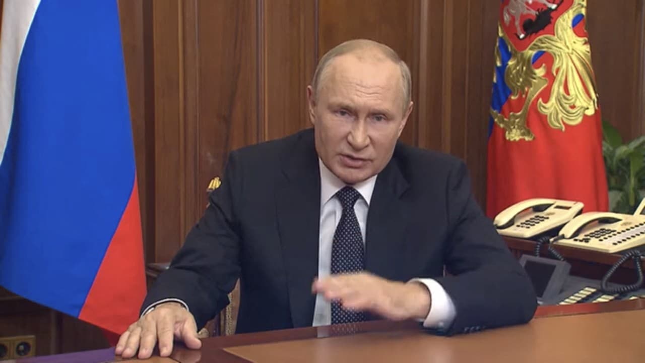 Putin anuncia una 'movilización parcial' en Rusia por conflicto en Ucrania