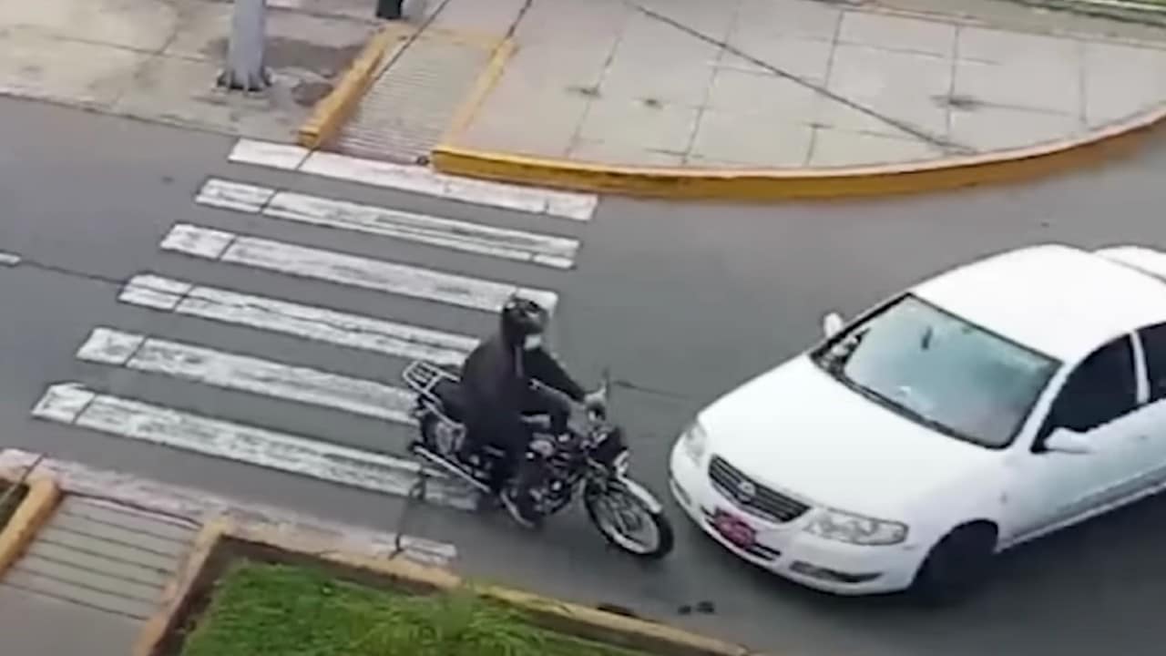 Surco, motochorro, delincuente, Perú, captura de pantalla