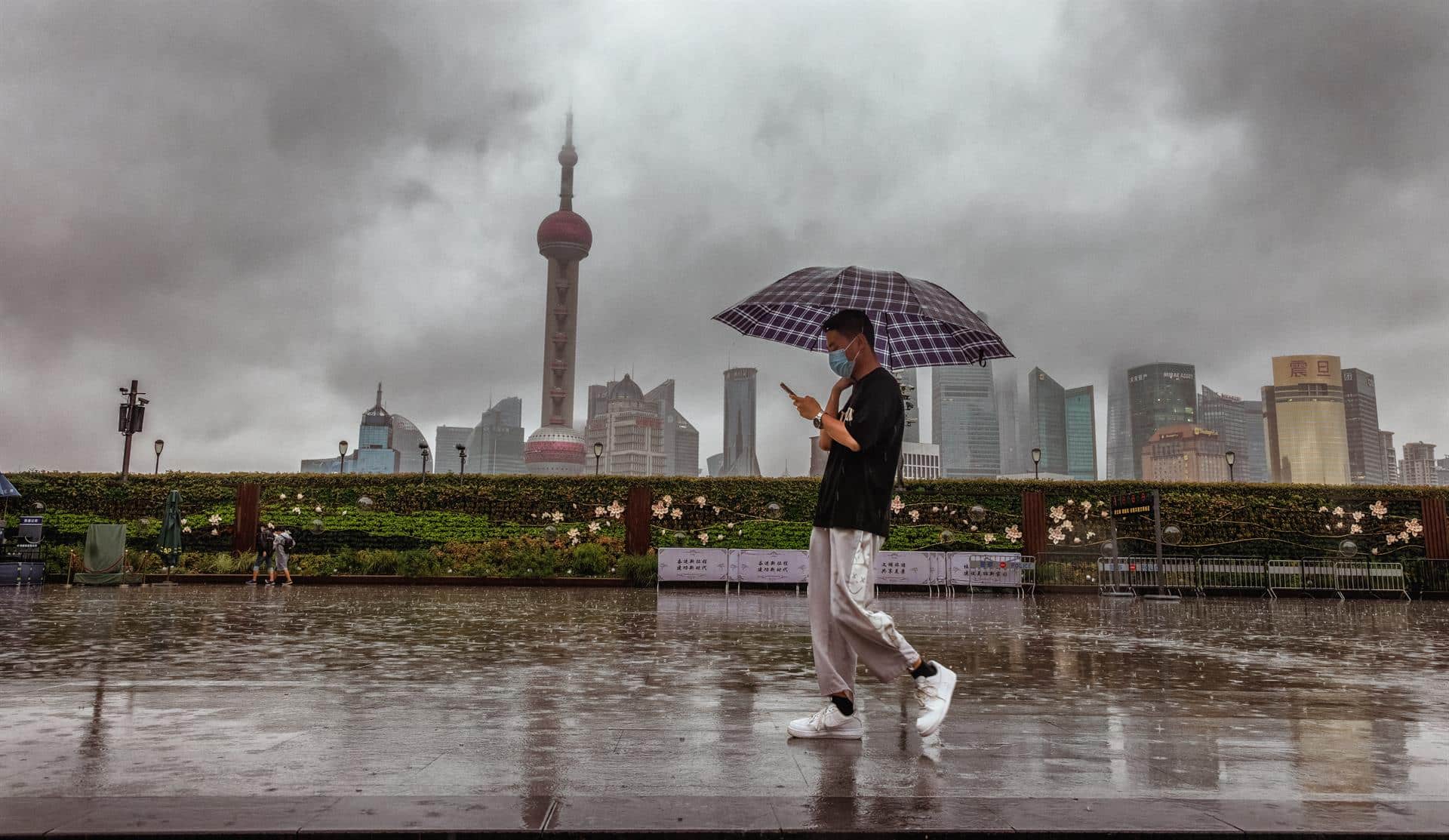 Tifón Muifa golpea el este de China con vendavales y lluvias al tocar tierra; se degrada a tormenta tropical.