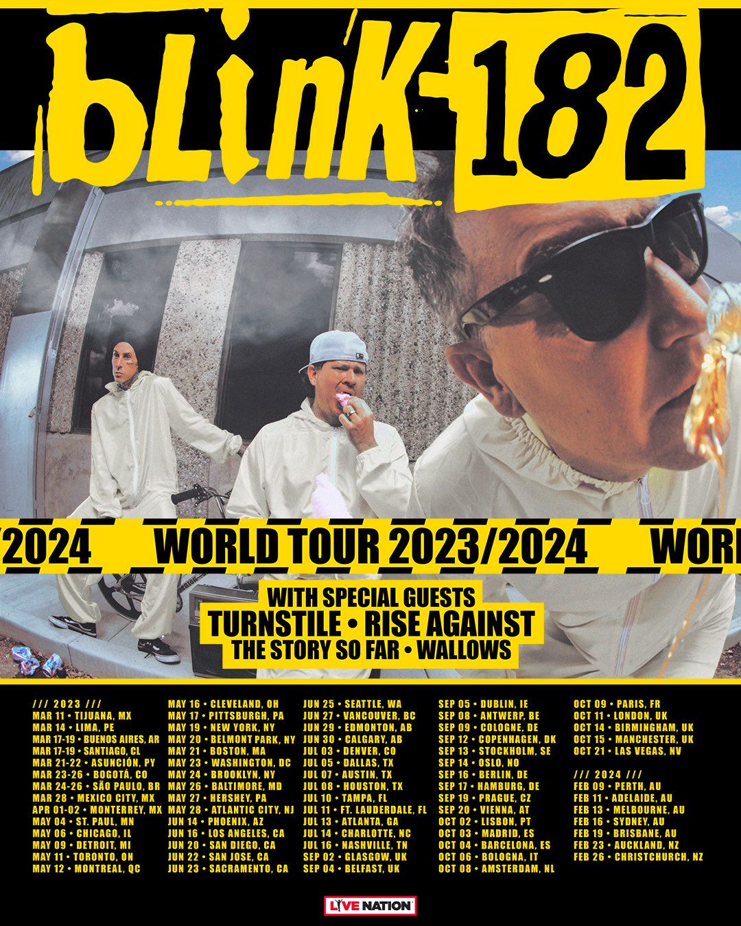 Blink-182 regresará a México en su gira de reencuentro