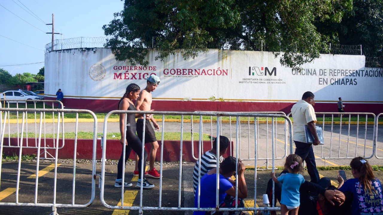 Comienza la contención y rescate humanitario de venezolanos en Chiapas.