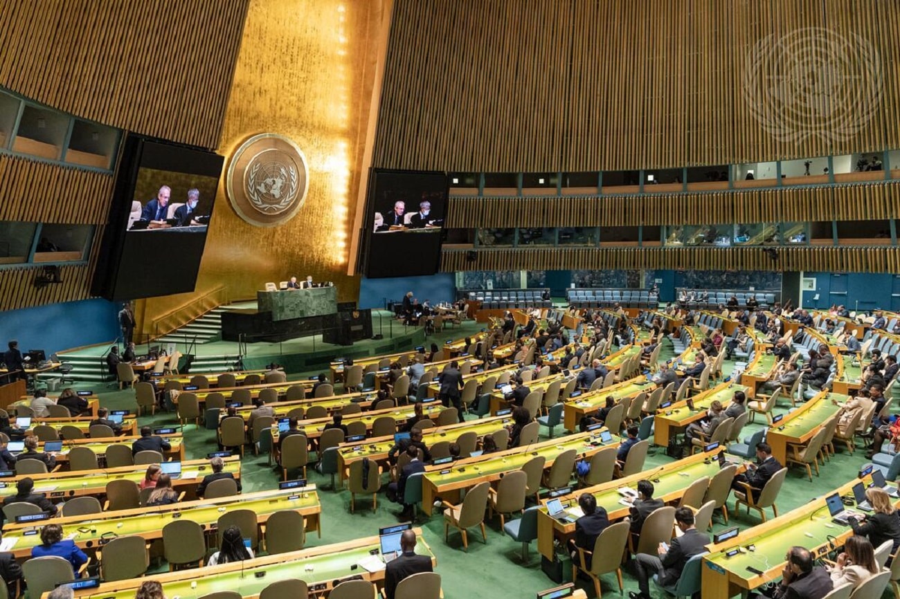 Asamblea general de la ONU, 12 de octubre de 2022 (Fuente: ONU)
