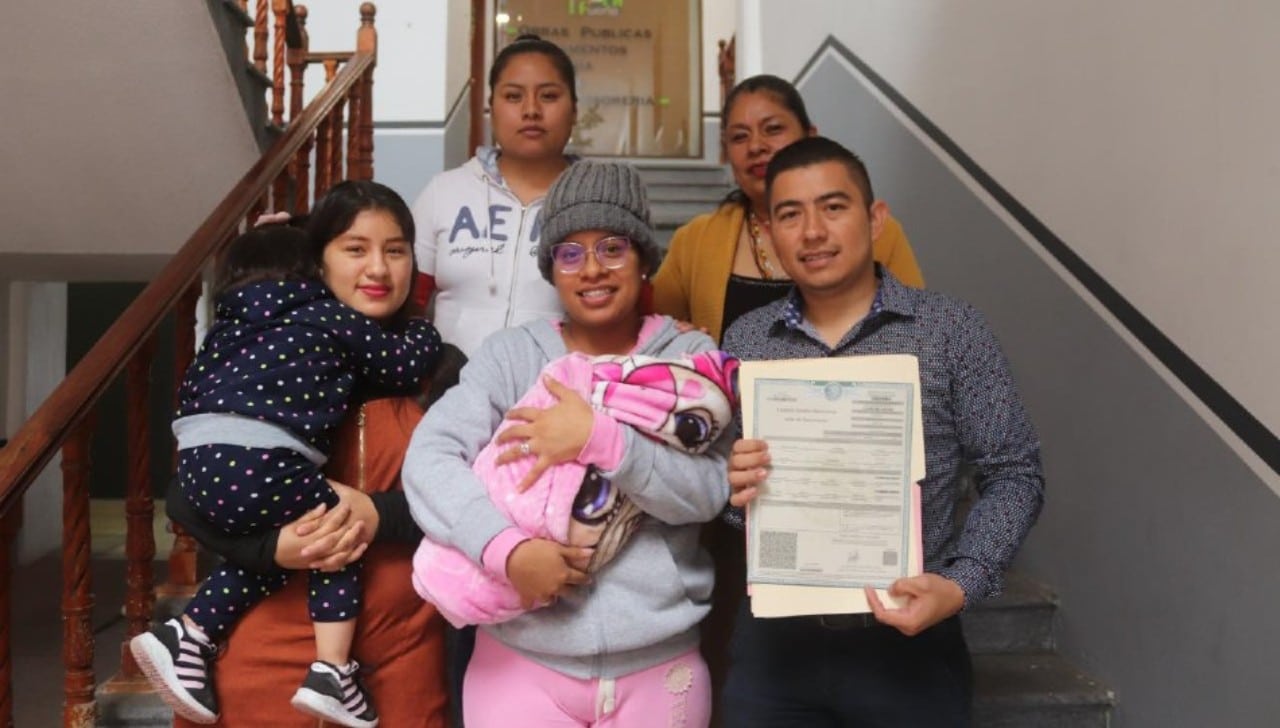 En Hidalgo, registran a bebé con apellido materno al inicio