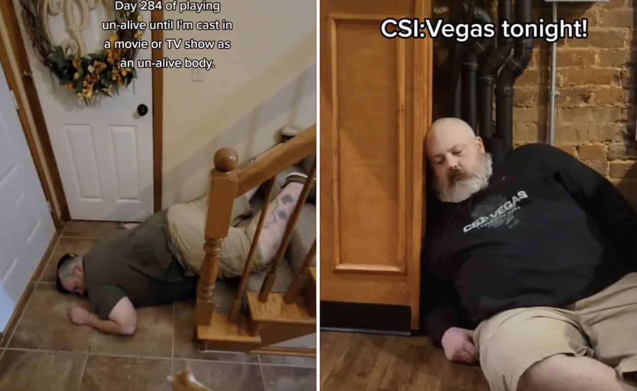 Un hombre consiguió un papel en CSI: Las Vegas tras hacerse muerto en TikTok por casi un año.