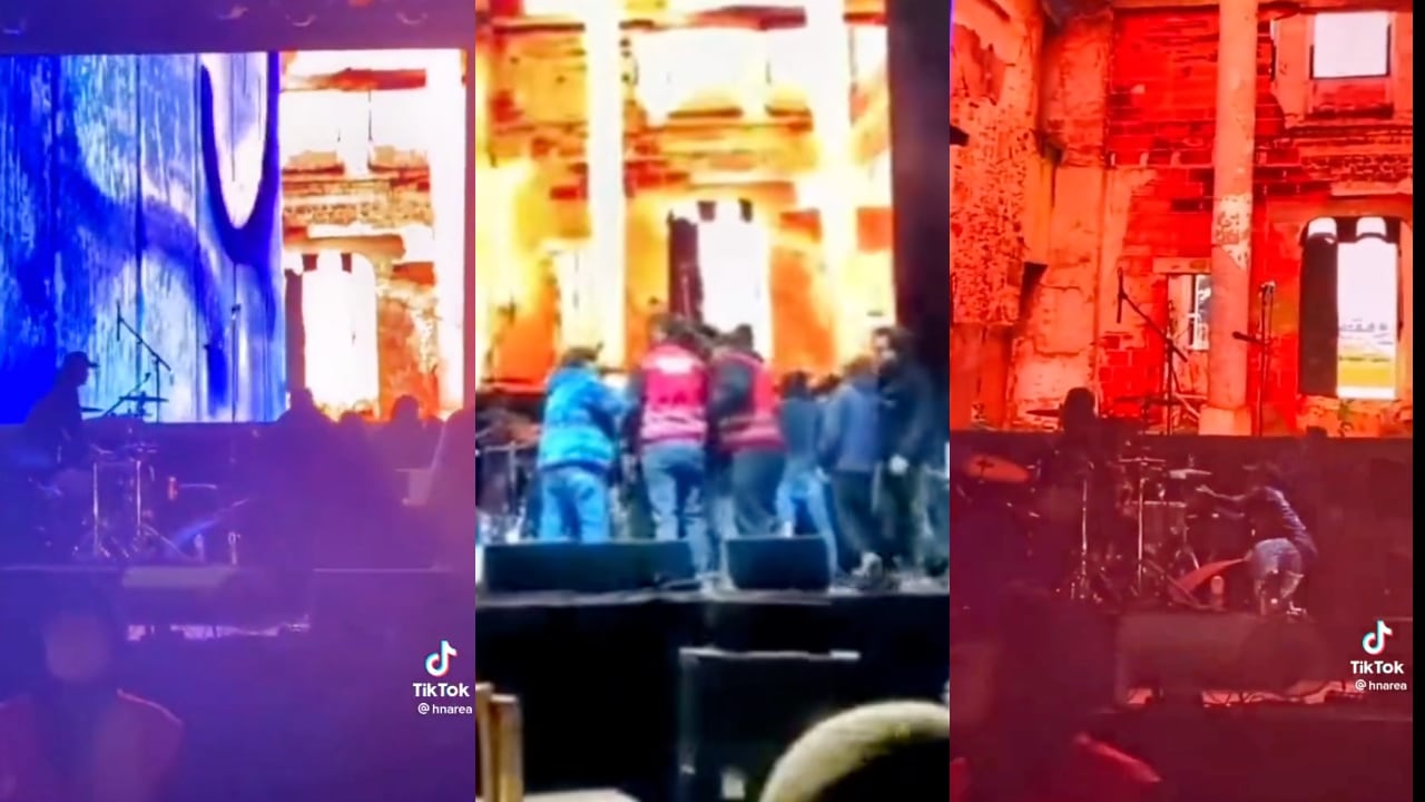 Molotov y Los Miserables se enfrentan a golpes en escenario