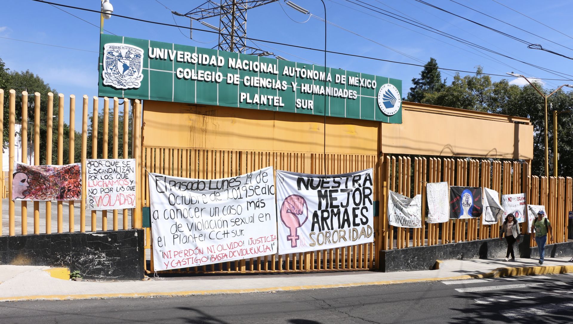 Fachada del Colegio de Ciencias y Humanidades plantel Sur de la UNAM (Cuartoscuro)