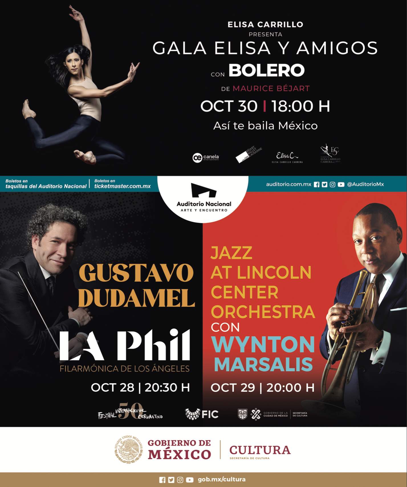 Festival Internacional Cervantino tendrá gran cierre con 3 eventos en el Auditorio Nacional de la CDMX