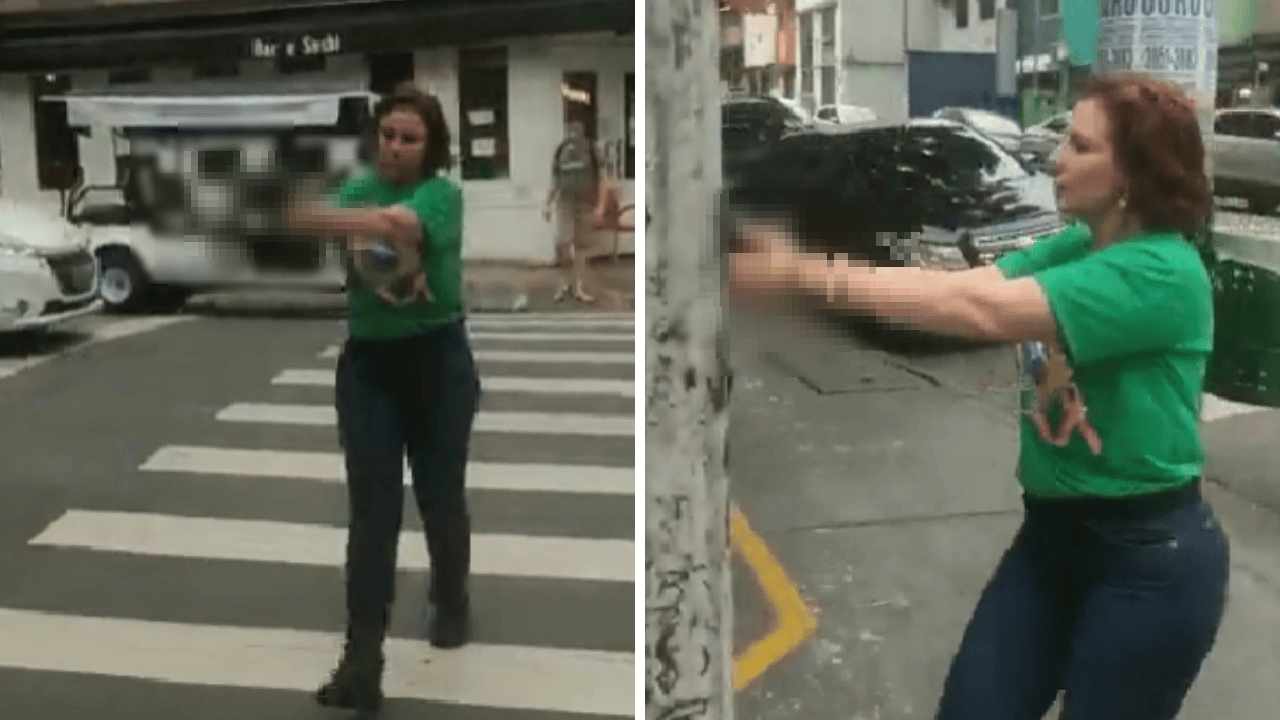 Diputada Brasileña Persigue a un Hombre a Punta de Pistola