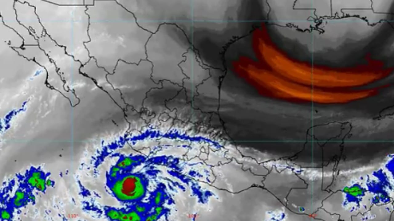 El SMN previó que el ciclón ocasionará lluvias intensas, vientos y oleaje en Nayarit, la parte oeste de Jalisco, el sur de Sinaloa, en Colima y Michoacán