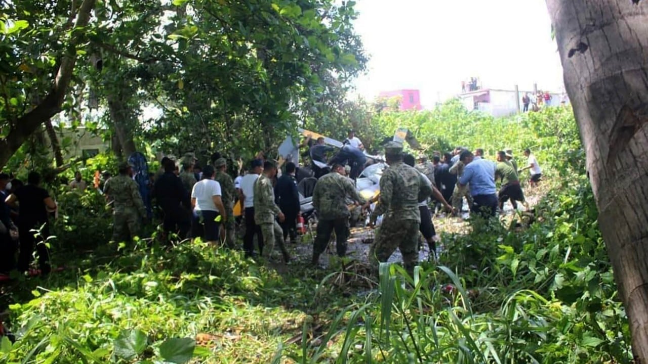 AMLO lamenta accidente de helicóptero de la Marina en Tabasco que dejó 3 muertos